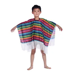 ♥70sVintage✽メキシコ刺繍ポンチョ ♥