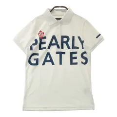 サイズ：0 PEARLY GATES パーリーゲイツ  半袖ポロシャツ  ホワイト系 [240101487143] ゴルフウェア レディース ストスト