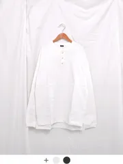 Healthknit ヘルスニット ヘンリーネック 長袖 メンズ レディース シンプル 無地 おしゃれ かっこいい ブラックレーベル ヘビーウェイト 厚手 日本製 H2202M057