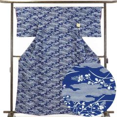 お値下げ中〉竺仙 綿絽地染ゆかた 枝垂れ梅 - メルカリ