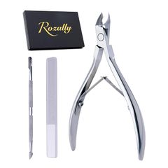 Rozally キューティクルニッパー 甘皮 ネイル 甘皮処理 ネイルケア ニッパー プッシャー 0