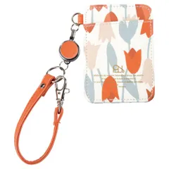 ☆ ブルーミングチューリップRD ☆ Wpc.Patterns プリントリール付きパスケース wpc パスケース W168 ワールドパーティー リール付きパスケース 定期入れ パスケースリール付き リール付き 合皮 リール付きカードケース 落ちない おしゃれ