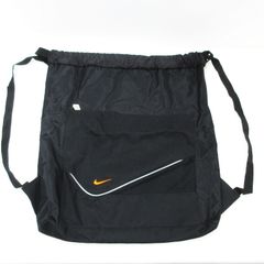 NIKE ナイキ 90's vintage archive ナップサック オレンジ 刺繍 old リュック ヴィンテージ レア ブラック ユニセックス U2 JPR  MF001-0604⑤