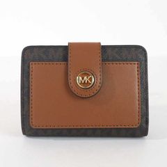 マイケルコース MICHAEL KORS 財布 二つ折り スモール MK CHARM タブ コンパクト ポケット ウォレット MKチャーム 二つ折り財布 32R4G0KF5B 0005 252