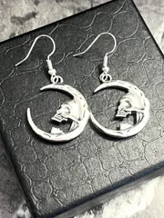 即購入OK! ピアス メンズ シルバー ドクロ 未使用 即日発送 匿名配送OK