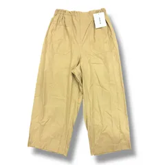 参考上代99000円 未使用品 HED MAYNER 24SS COMPACT COTTON WIDE PANTS コンパクト コットン ワイドパンツ トラウザー イージーパンツ チノパンツ ヘドメイナー HMMY30007B HY004 ベージュのサムネイル