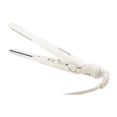 SALONIA サロニア ストレートヘアアイロン 15mm ホワイト SL-004SW  マイナスイオン 専用耐熱ポーチ付き[宅急便]