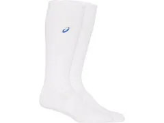 asics アシックス HIGH SOCKS ホワイトXブルー S 3053A136 102 | スポーツ 運動 ファッション小物 衣類 衣料品 ウエア ウェア 靴下 くつ下 ソックス 男性 メンズ 女性 レディース バレーボール 万能 マルチ 抗菌 防臭 ハ