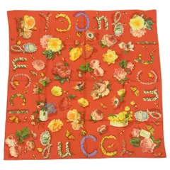 美品 GUCCI グッチ シルク 100％ オレンジ 蜂 Bee ハチ 美品 GUCCI グッチ シルク 100％ オレンジ 蜂 Bee ハチ - メルカリ