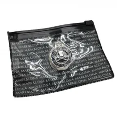 新品マークアンドロナ クリップマーカー 黒 スカル マグネットMARK＆LONA MARK&LONA マークアンドロナ クリップマーカー シルバー×黒