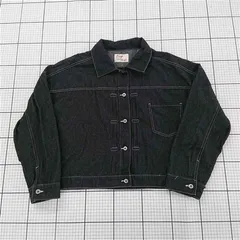 ◇ Θ Crisp クリスプ カジュアル 長袖 デニム ジャケット サイズF ブラック系 レディース E  【1509180006875】