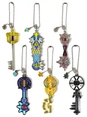 【中古】食玩 キーホルダー 全6種セット 「キングダム ハーツ キーブレードコレクション Vol.3」