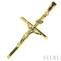 K18YG ペンダントトップ クロス