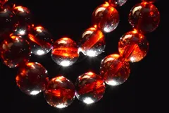 インド産◇透過性あり ガーネット　8.5mm　ブレスレット  1個売り パワーストーン 天然石 _BG6091-85