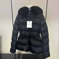モンクレール BOED 人気の王道ブラック ゴージャスファー付き 未