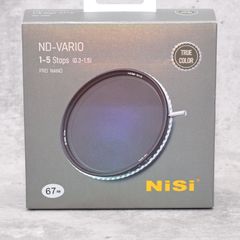 【新品】 NiSi 可変NDフィルター TRUE COLOR ND VARIO 1-5stops 67mm