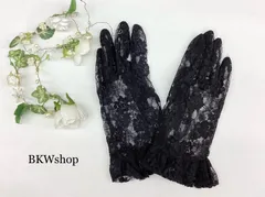 新品未使用　ウエディンググローブ　ブラック　ショート　パーティー