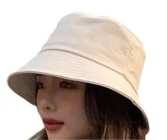 バケットハット 帽子 大きめ お洒落 可愛い 小顔効果 紫外線 UVカット アウトドア バケハ シンプル ハット レディース 軽量 バケット かぶる 夏用 つば広 おしゃれ 可愛系 炎天下 男女 韓国 綺麗 しっかり 日焼 [ベージュ] [Free Size]