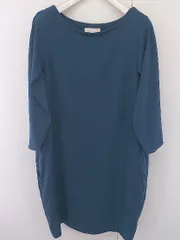 ◇ CLOCHE クロシェ ノースリーブ ミニ ノーカラー ワンピース サイズ 02 ネイビー レディース  【中古】 【1204260000889】