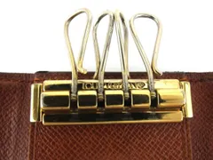 【最大30％OFF★ウィンターセール】ルイ ヴィトン キーケース 4連キーケース レディース メンズ ミュルティクレ4 モノグラム ブラウン ベージュ ゴールド モノグラムキャンバス LOUIS VUITTON B1236