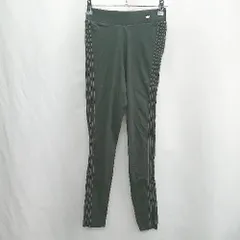 ◇ ⊇ adidas アディダス ウエストゴム スパッツ サイズXS ブラック レディース E  【1502030002287】