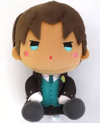 【中古】ぬいぐるみ 服部平次 ぽわぽわ おすわりぬいぐるみ 「セガ ラッキーくじオンライン 名探偵コナン White＆Black」 A賞-4