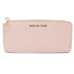 マイケルコース MICHAEL KORS 長財布 ロゴ レザー ピンクのサムネイル