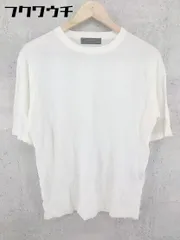 ◇ nano universe ナノ ユニバース 五分袖 ニット セーター サイズM アイボリー レディース 【中古】 【1002802346095】