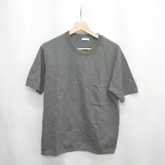 ◇ ⊂ BEAUTY＆YOUTH UNITED ARROWS コットン混 半袖 ニット トップス サイズM チャコールグレー系 メンズ E  【1502180050718】