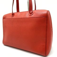 極美品✨セリーヌ◇三つ折り財布トリオンフ　ゴールド金具　白キャンバス　茶色レザー 極美✨セリーヌ 三つ折り財布 トリオンフ レザー ゴールド金具