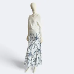 FRAY I.D フレイアイディー オフショルニットコンビワンピース ドレス 春夏 カシュクール dress knit dress unused Cache-coeur dress