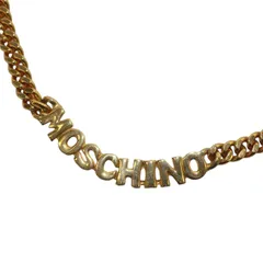 モスキーノ MOSCHINO ネックレス チェーン 喜平 ロゴ ゴールドカラー /IR ■GY11のサムネイル