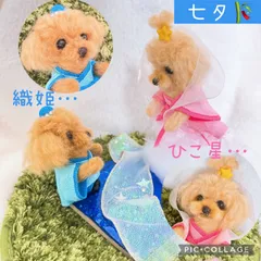 うちの子飾りオーダー受付ページ1300円ハンドメイド七夕犬置物