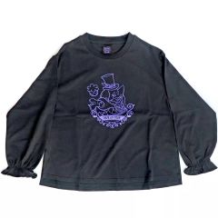 [중고] 티셔츠 마스카냐 캔디 슬리브 롱 티셔츠 Halloween Trick or trick 블랙 프리 사이즈 [포켓 몬스터] 포켓몬 센터 한정