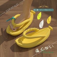サンダル レディース サマー トングサンダル メンズ カップル カラーサンダル 海 リゾート ビーチ バナナ スリッパ ルーム 可愛い  vii3y478078