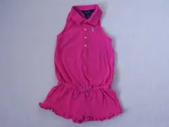 ラルフローレン ralph lauren アウトレット 子供服 女の子 3歳 約 95cm ベビー服 オールインワン ピンク ポロ地 スモールポニー 夏 ★3 ガールズ 女児 キッズ ベビー 【中古】 リサイクル こども