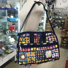 レスポートサック　花柄　ボストンバッグ