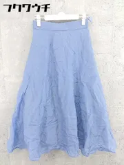 ◇ EMMEL REFINES エメルリファインズ UNITED ARROWS 膝下丈 フレア スカート サイズS ブルー系 レディース 【中古】 【1101270010634】