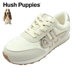 Hush Puppies ハッシュパピー レディース レザー スニーカー ウォーキングシューズ HPW11091 11093 紐靴 本革 SEVEBTY EIGHT　バニラ(11093)のサムネイル