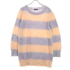 美品 CANDY STRIPPER キャンディストリッパー ボーダー柄 ツートンカラー 長袖 セーター 2 ピンク レディース 古着