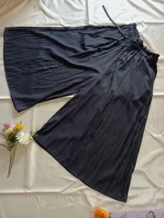 COMME ÇA ISM　黒　ワイドパンツ