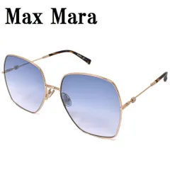 マックスマーラ Max Mara GLEAM II 59 000 DG サングラス アジアンフィット UVカット 紫外線カット レディース ブルー ゴールドのサムネイル