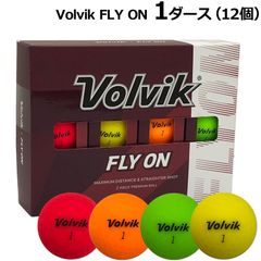 【1ダース(12個)】ボルビック Volvik ゴルフボール FLY ON フライオン マット仕上げ カラーミックス ヴォルヴィック ニューボール 新品【サードウェイブ ゴルフ＆スポーツ メルカリShops店】