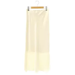 【2025年モデル 美品】IENA ダブルサテンスカートSIZE:40 追加11》ダブルサテンスカート（ロング・マキシ丈スカート