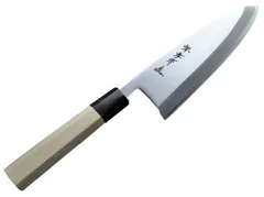 【堺孝行】 包丁 出刃 180mm 安来銀三鋼 ステンレス鋼 水牛八角柄 シェフ和包丁シリーズ　送料無料 ギフトラッピング対応 日本製　4037のサムネイル