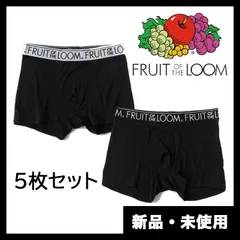 【新品未使用】FRUIT OF THE LOOM / フルーツオブザルーム 5P TC フライス ボクサーパンツ メンズ / 97562255のサムネイル
