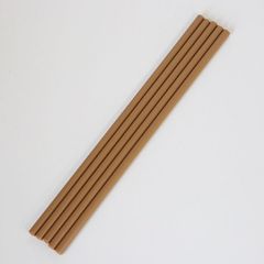 ストロー プラ リユース 5本セット 食洗機対応 日本製 持ち運べる 繰り返し使える ストロー ブラウン 推しカラー グッズ