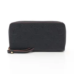 LOUIS VUITTON ルイ・ヴィトン ジッピー ウォレット モノグラムアンプラント マリーヌルージュ ラウンド長財布