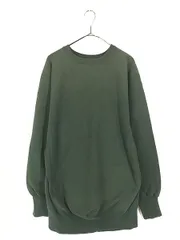 古着 90s Champion Reverse Weave 目なし リバース スウェット 緑 XL位 古着
