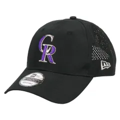 ニューエラ メッシュキャップ メンズ レディース NEW ERA 9TWENTY MLB コロラド・ロッキーズ ロゴ 帽子 ブランド ローキャップ 男女兼用